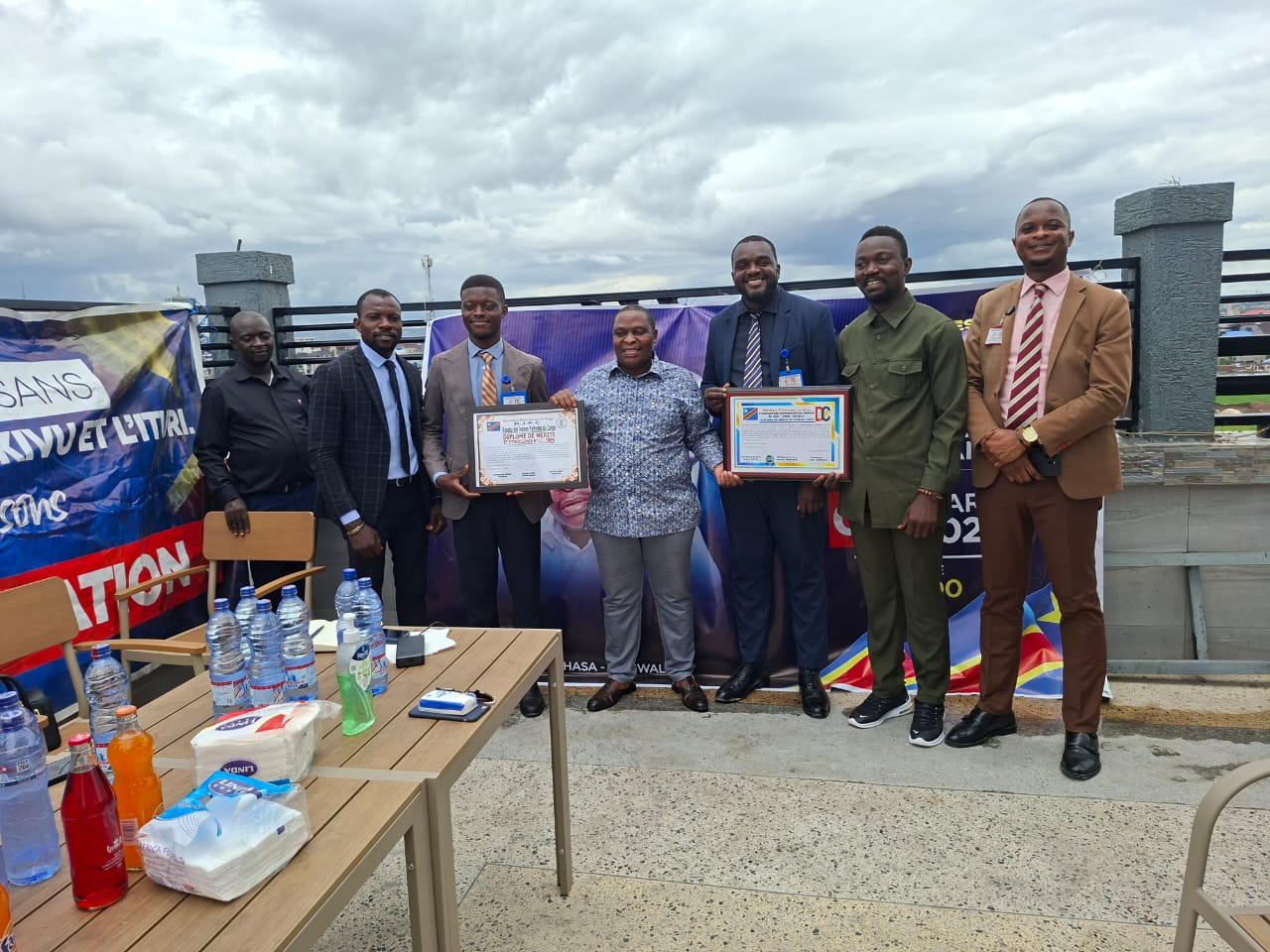 Goma : Charles Kakule Sabungo honoré d'un Diplôme de Mérite et d'Excellence pour son engagement humanitaire