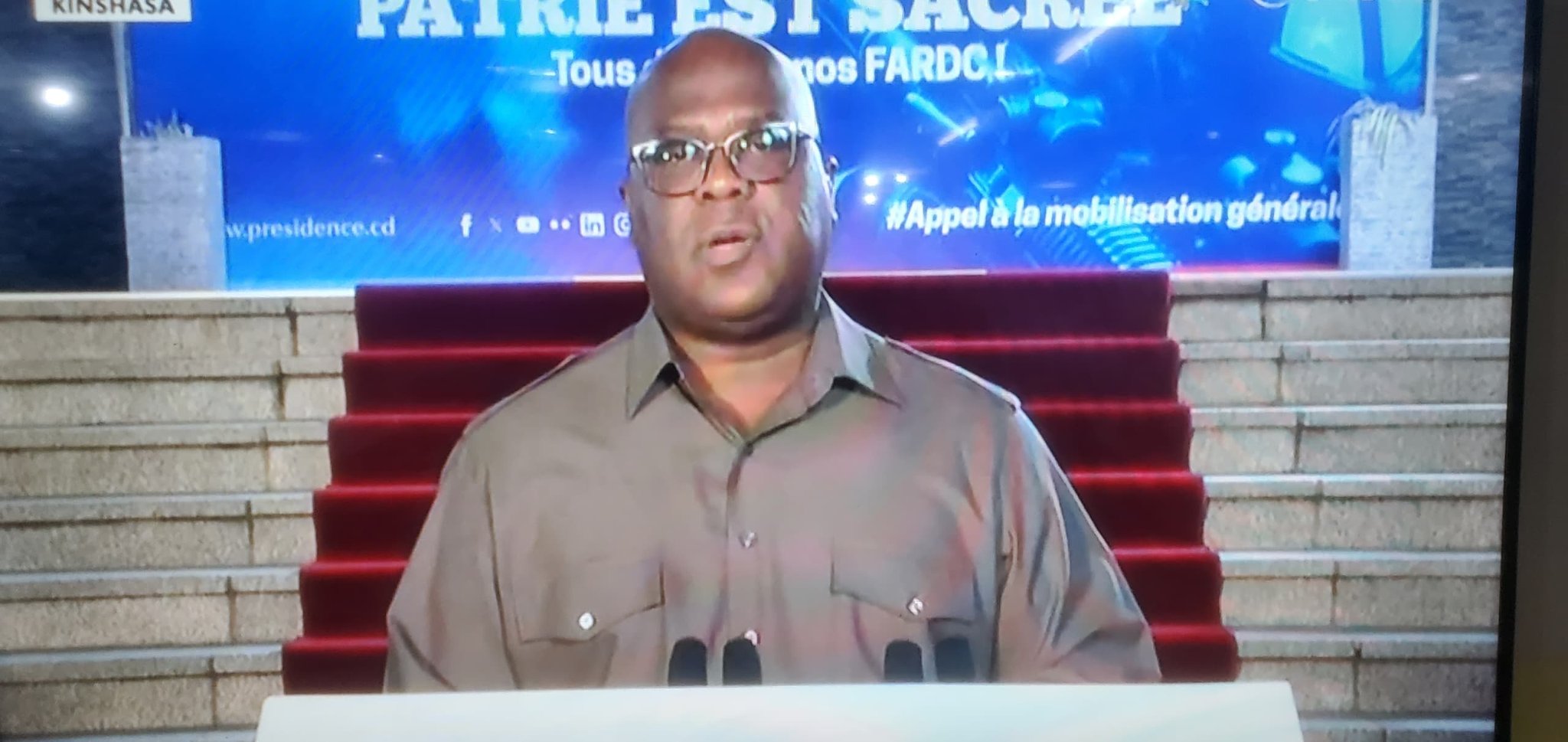 Le Président Félix Tshisekedi annonce une riposte vigoureuse contre le M23 et ses parrains