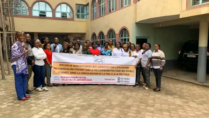 Sud-Kivu : Un atelier pour renforcer la participation des jeunes femmes dans la consolidation de la paix et la politique